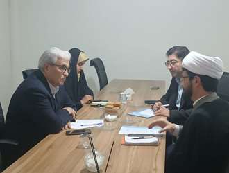 جلسه ریاست و مدیر توسعه و منابع دانشکده علوم قرآنی سبزوار با دکتر محسنی نماینده  شریف مردم سبزوار در مجلس شورای اسلامی